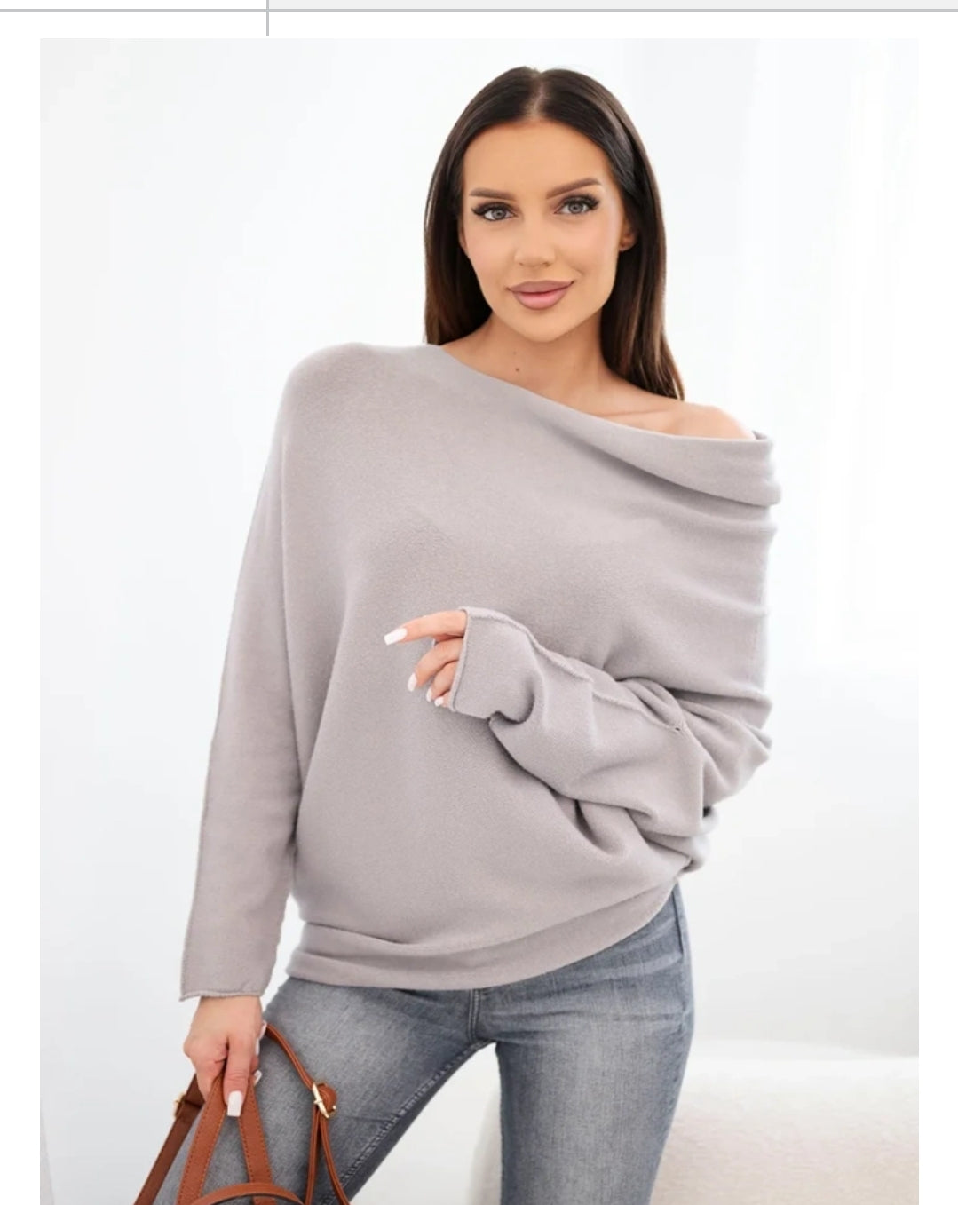 Sweter nietoperz