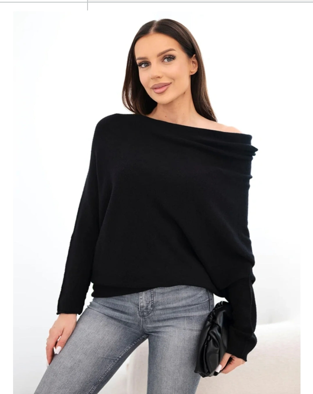 Sweter nietoperz