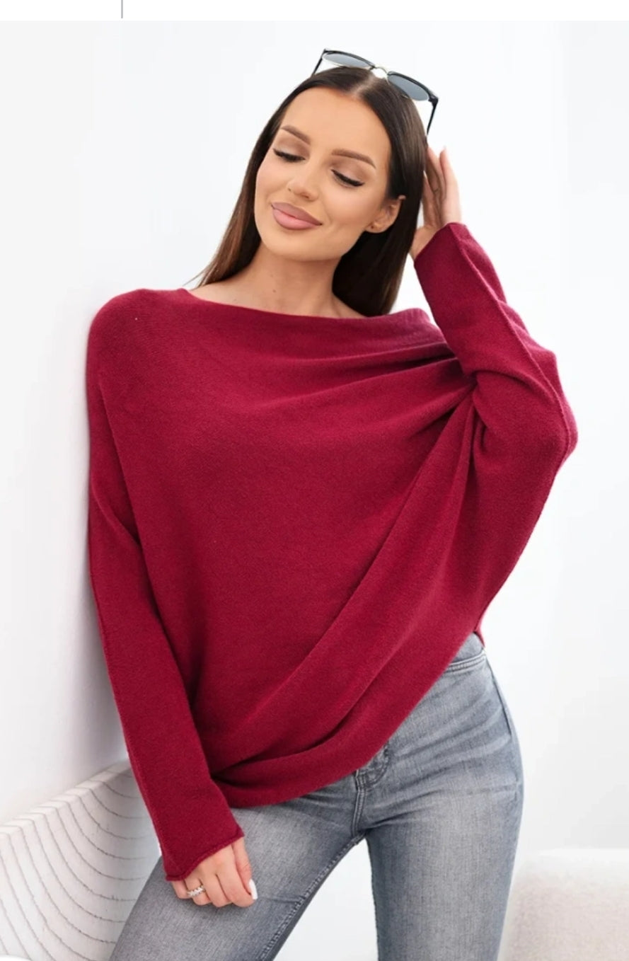 Sweter nietoperz